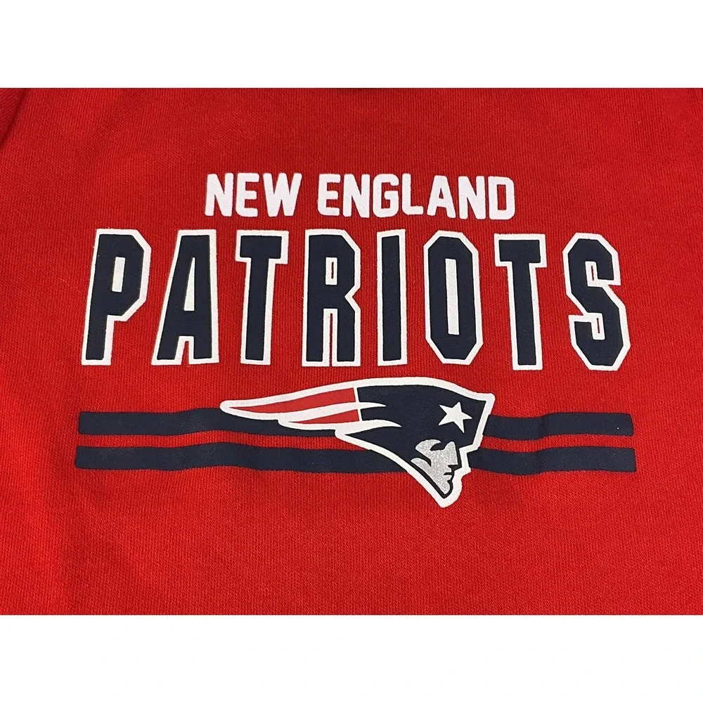 New England Patriots Baby Bodysuit Red NFL‎ Team Apparel 12 Months